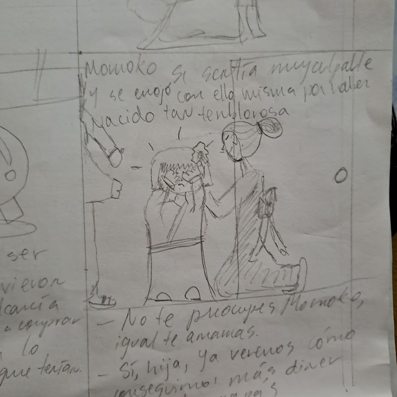 Fragmento de storyboard.